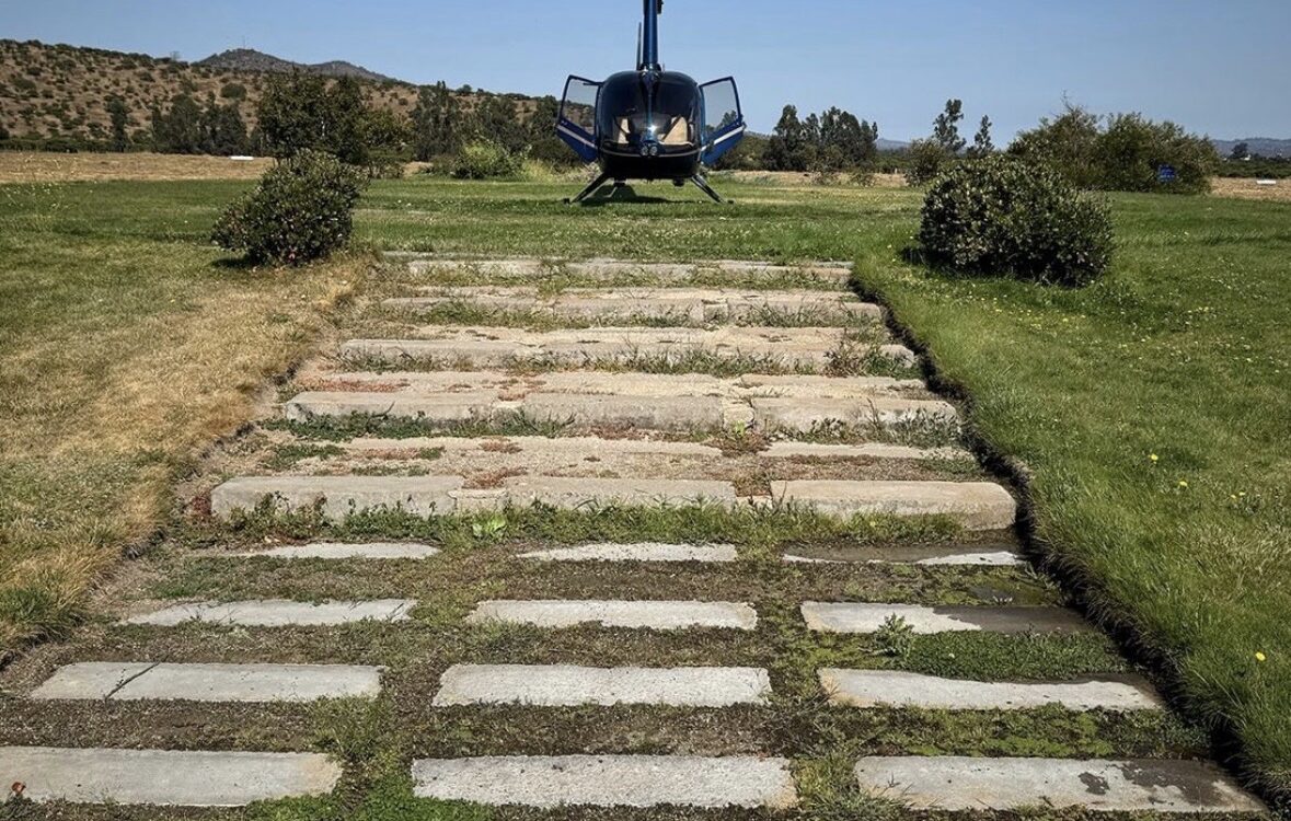 Helicóptero y Vino
